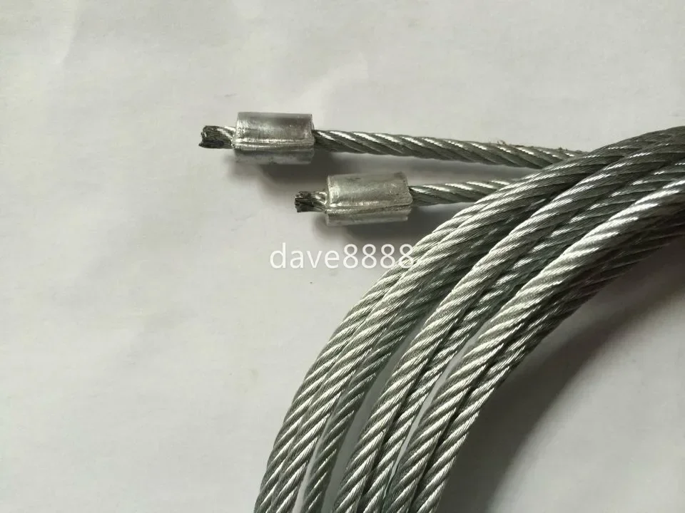 2.5Mm Lý Tưởng An Ninh SK7112 Nhà Để Xe Cửa Nối Dài Bộ 2 Thép Mạ Kẽm Bện Cáp, S Móc