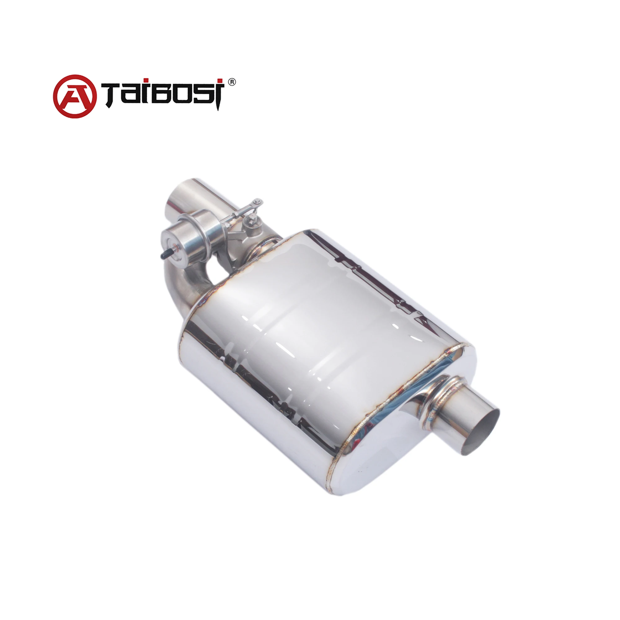 

Taibosi Exhaust Vacuum Muffler Close Style Valve Universal 51 60 63 76 MM 2 2.36 2.5 3 Inch For Car Remote Control Cutout Dump