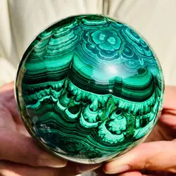 Natural Malachite Quartz Sphere Crystal Ball Decoration Collection Gift