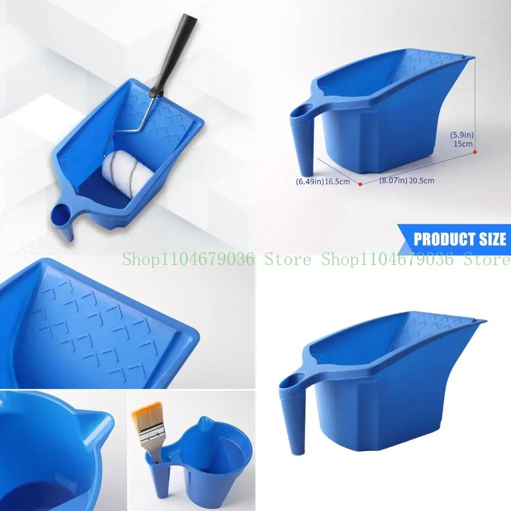 

652F Paint Container for Auto Body Paint Repair Organizers Tray with Ergonomic Handle