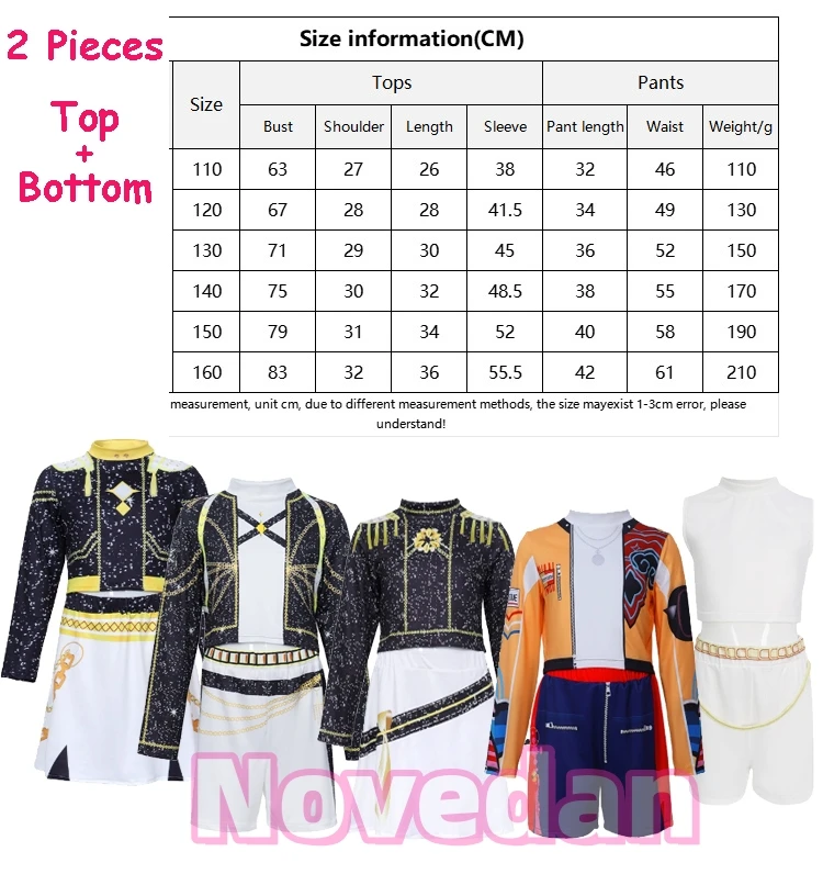 أزياء KPop شيطان الصيادين رومي ميرا زوي التأثيرية للأطفال والبنات K Pop Huntrix الذهبي التأثيري ملابس حفلات الهالوين للأطفال #5