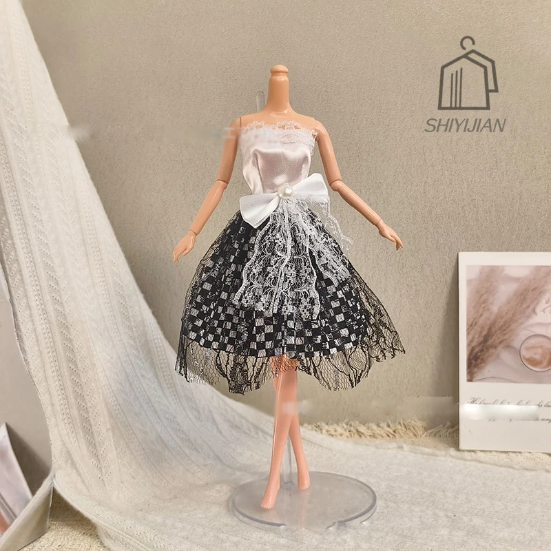 

30cm Supermodel Doll Dress Clothes Girl Princess Dresses Various Style Midi Dresses High Quality 1/6 Doll Dress-Up Fashion Dress