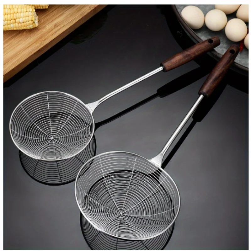 Spoon, Fried and Drilled, Large Size Fence Filter, Hot Pot Spoon, Household Kitchen Supplies