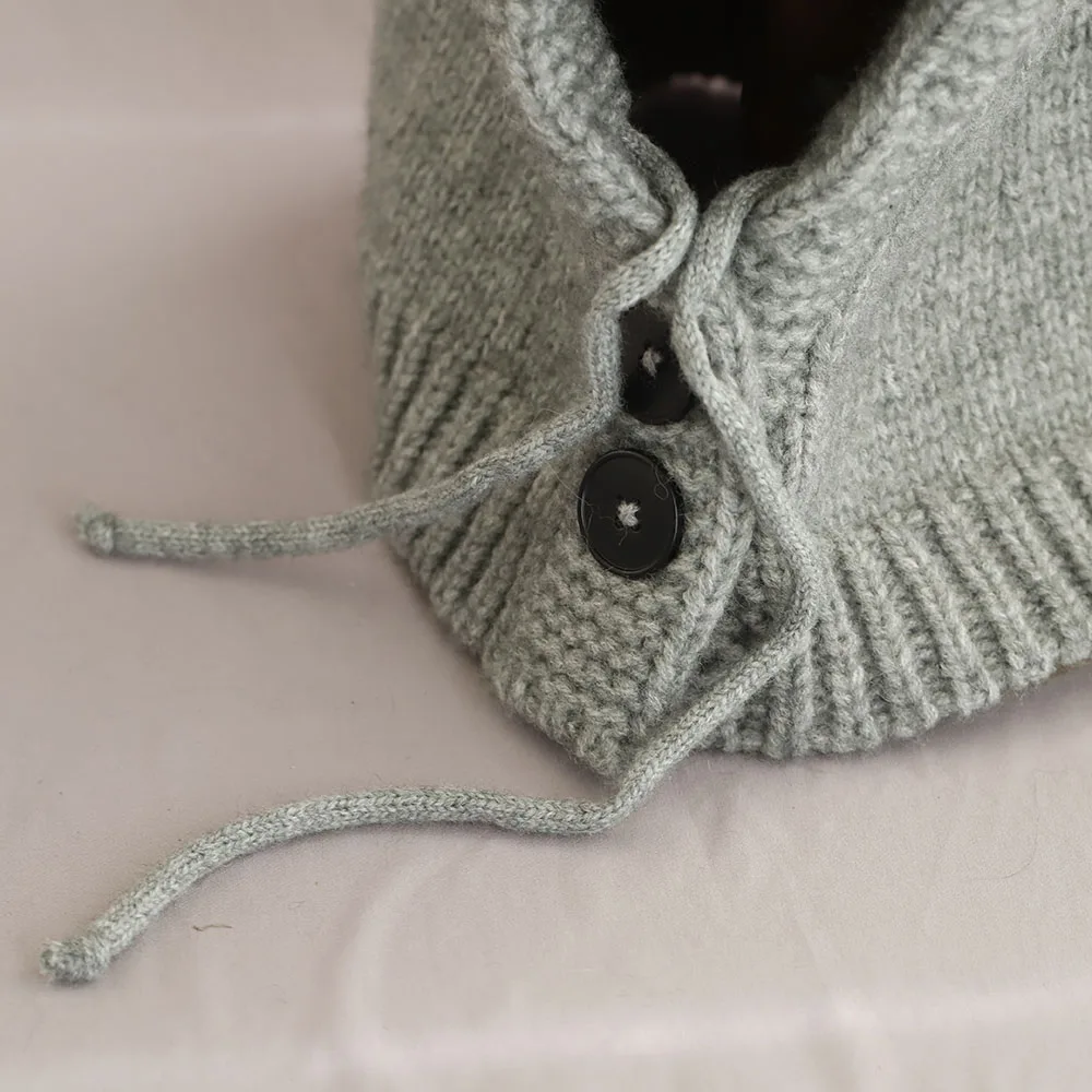 หมวกไหมพรมผู้หญิงแฟชั่นฤดูหนาวปี 2025 สไตล์สตรีทแวร์ ผสมขนสัตว์ อุ่นสบาย ตกแต่งสวยงาม สำหรับผู้หญิง สไตล์ลำลอง