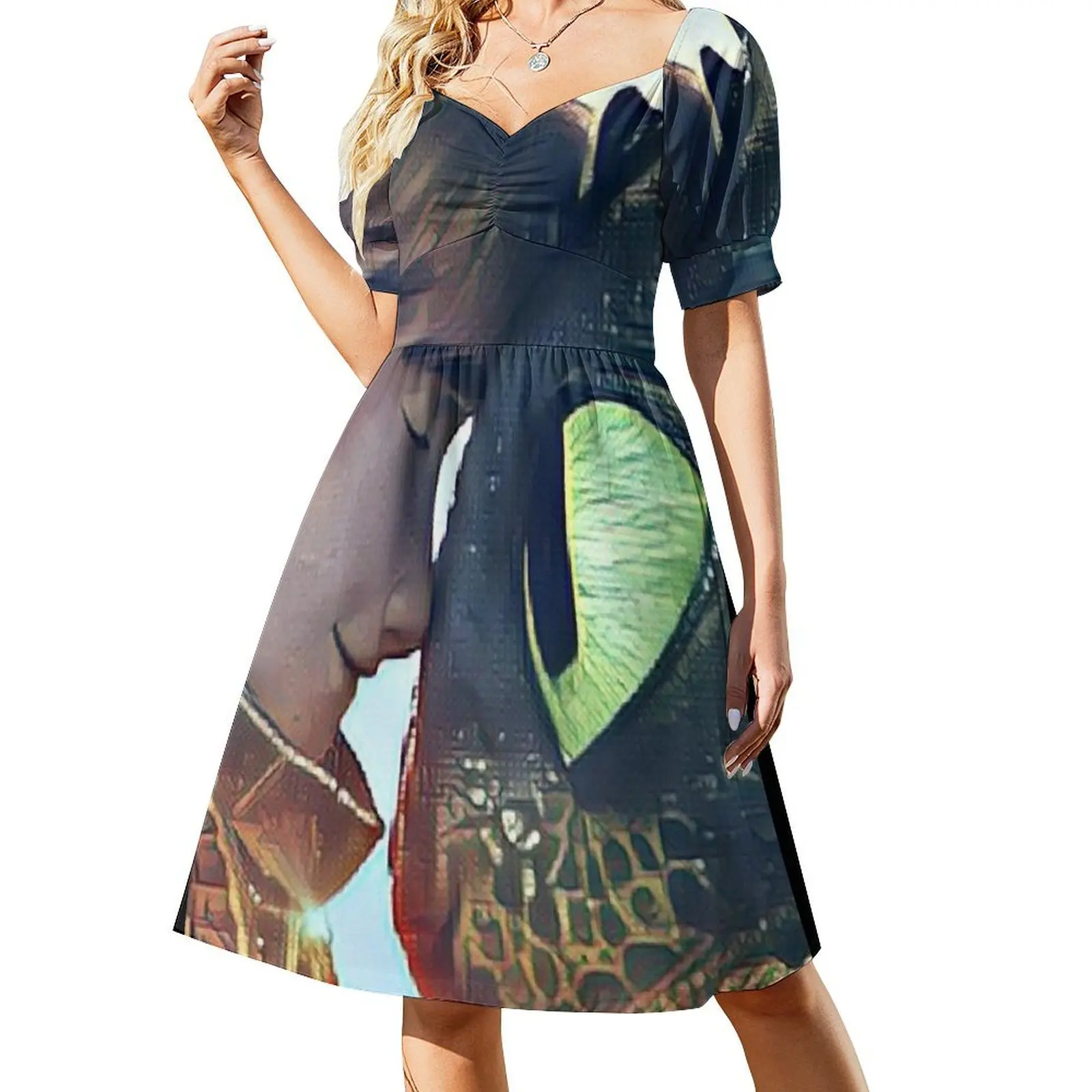 

How to train your dragon(Drawing) Short-Sleeved Dress summer dress womens 2025 Aesthetic clothing sexy dress for women