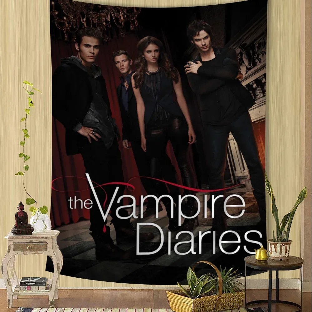 

Classic Tv Series The Vampire Diaries Hanging Bohemian Tapestry Cheap Wall Hanging Wall Tapestries Wall Hanging Home Decor