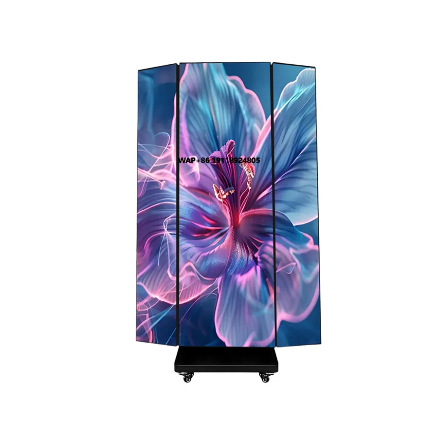 Convenient for Installing Multiple Splicing Units Floor-standing LED Display Advertising Screen Store Front Celebration Event