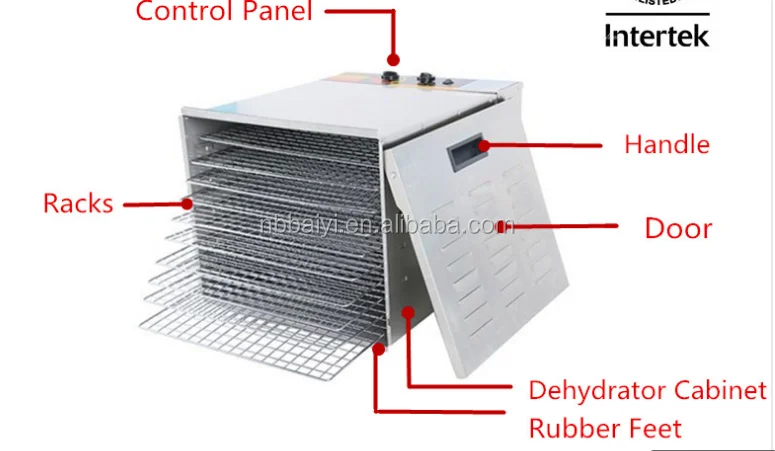 Ningbo Supplier Industrial Fruit Dehydrator/  Dryer/ Dehydrator Item No is BY1140