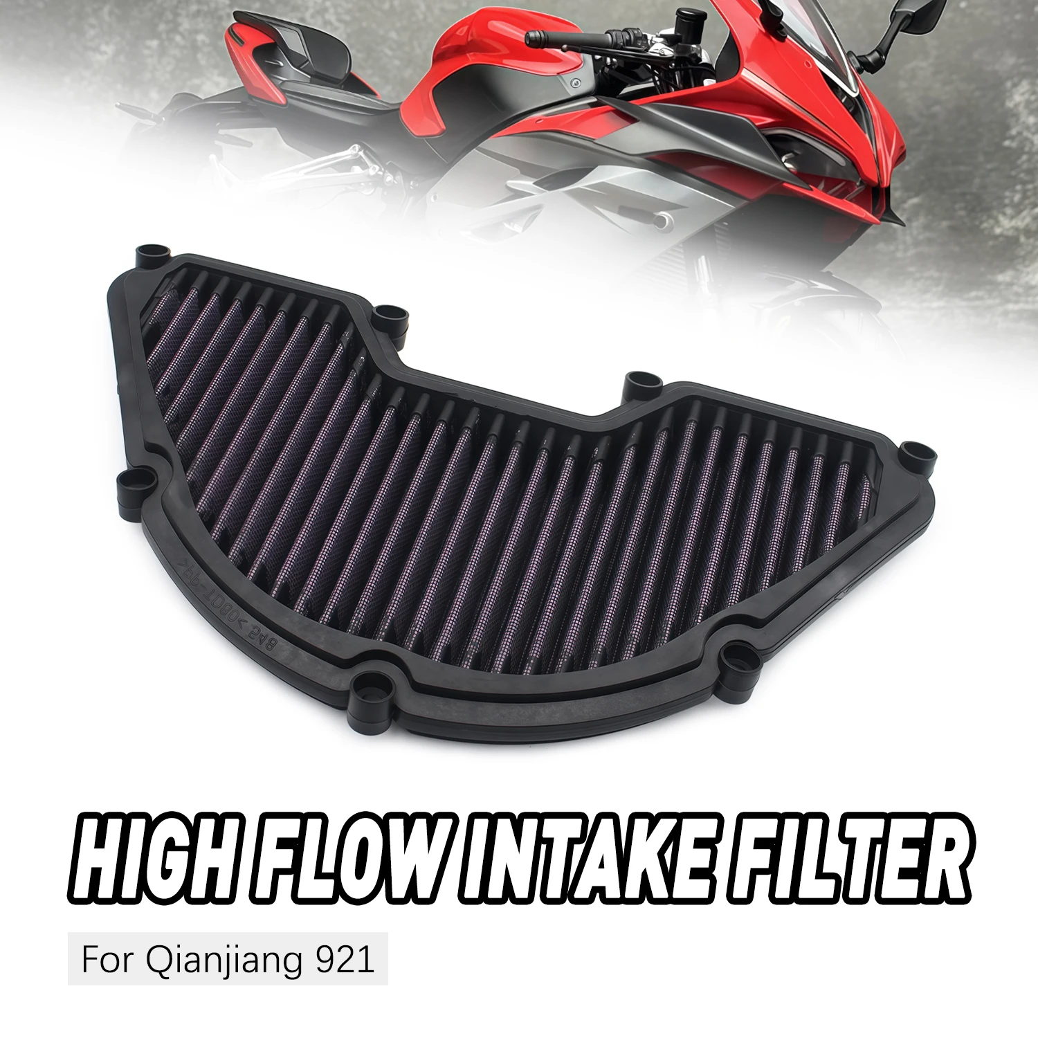 

Motorcycle Parts High Air Filter Cleaner For Qianjiang Motorcycle Race 921 Motorcycle Parts