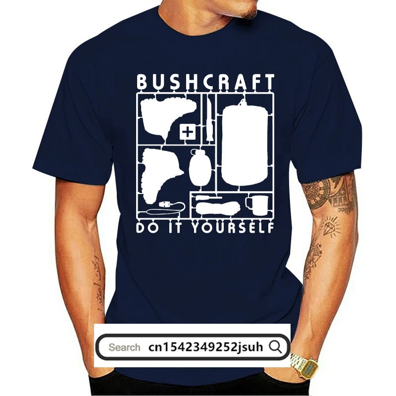 T-Shirt Homme 2021 New Cotton Print Men T Shirt Bushcraft & Survival Do It Yourself Tops Tees