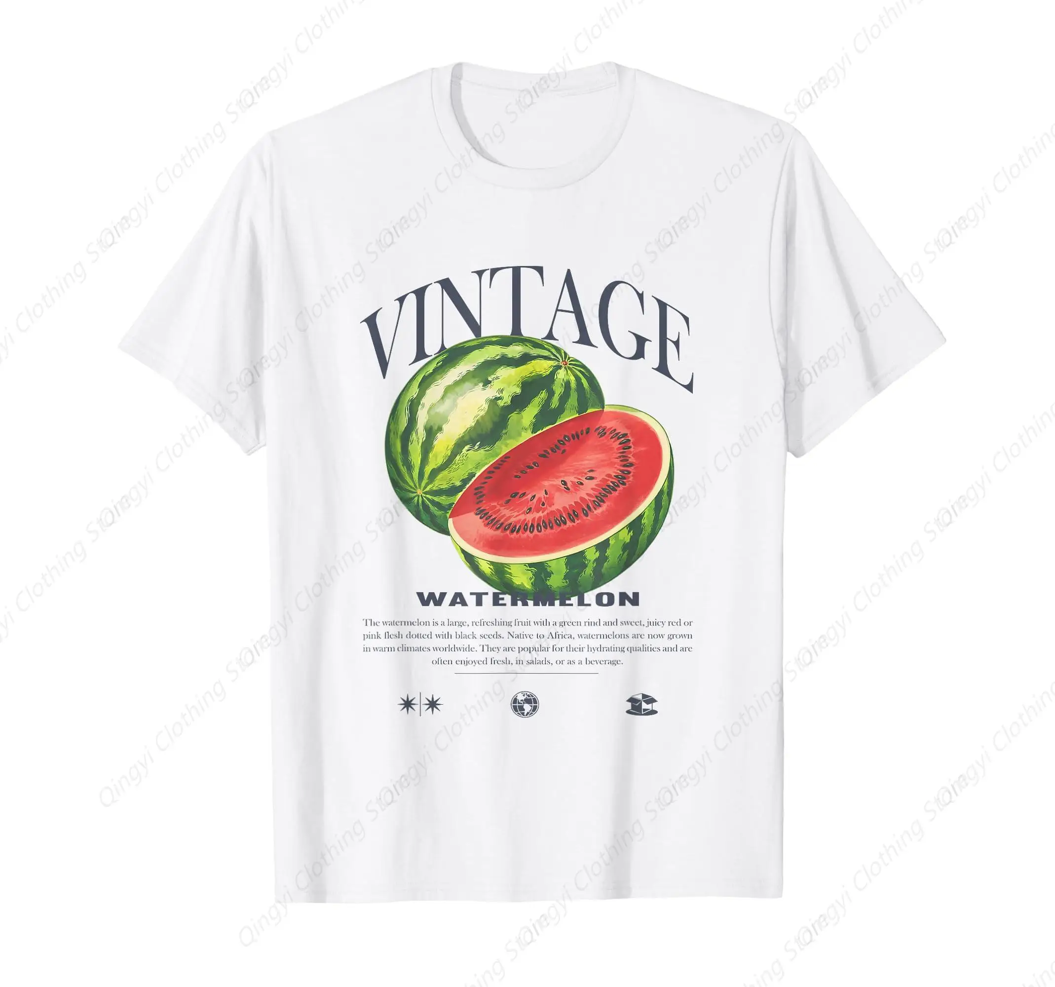

Watermelon Fruit Vintage T-Shirt