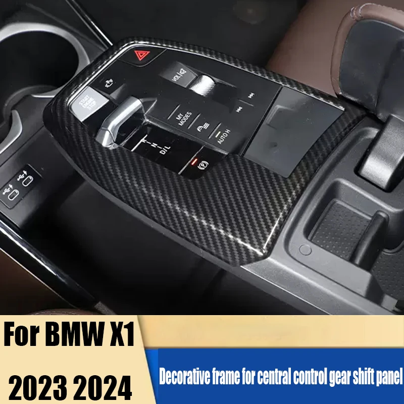 

Декоративная рамка для центральной консоли, рычаг переключения передач, аксессуары для модификации интерьера автомобиля, ABS материал для BMW X1 2023 2024