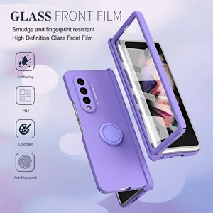 جراب ماكرون لسامسونج جالاكسي زد فولد 4 ، 5G ، خاتم Magsafe ، حامل سيارة ، حماية المفصلات ، حافظة شاشة ، Z Fold 4 ، 3 ، 2 8 تلفزيون رئيسي للمبيعات سامسونج 32 - No8