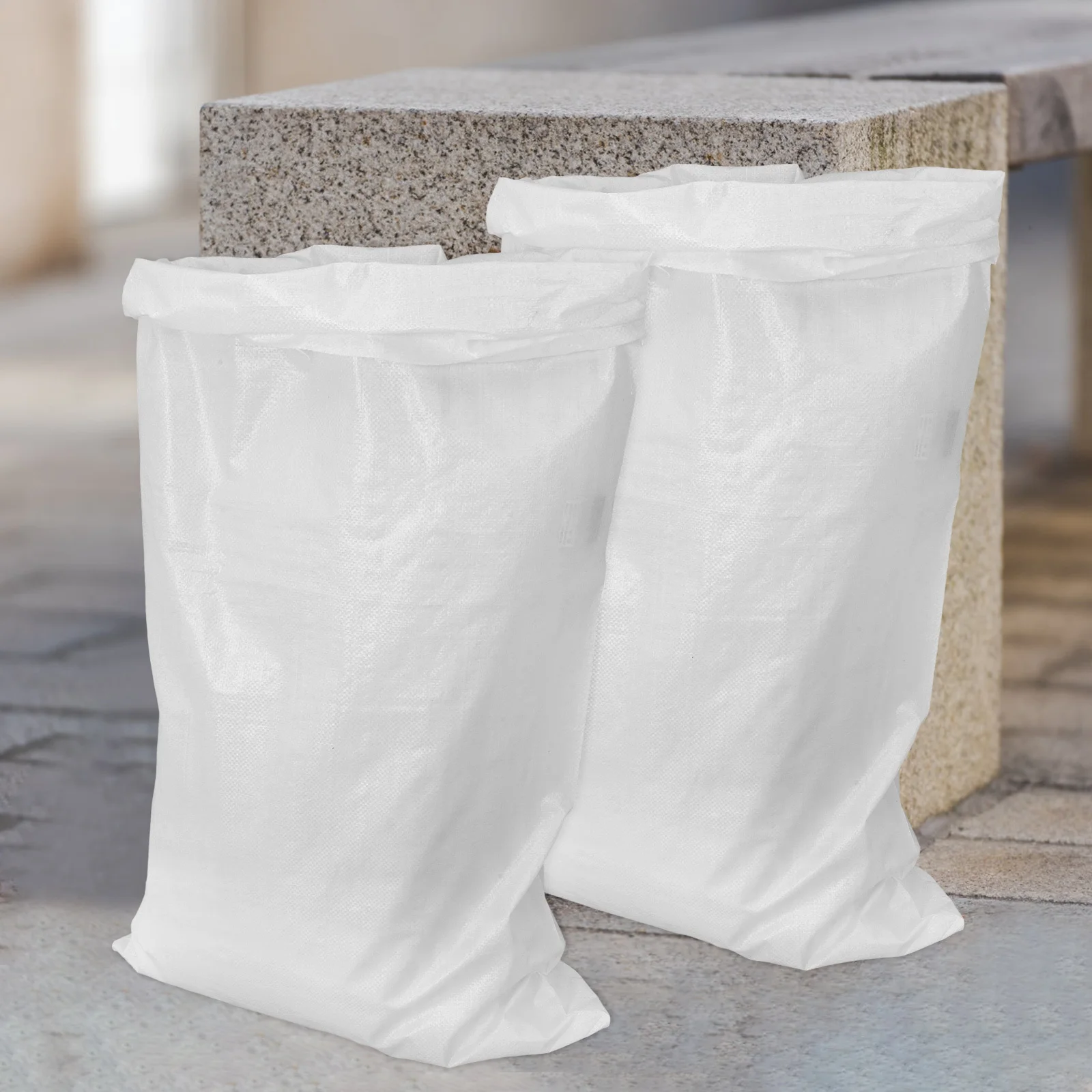 20 piezas bolsas de arena tejidas con protección contra inundaciones bolsas de barrera impermeables resistentes bolsas de arena de gran capacidad prevención de inundaciones