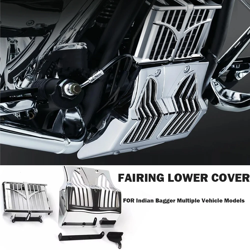 

FOR Indian Bagger Challenger Limited Elite Fairing Lower decorate Front Spoiler Air Dam Fairing Mudguard Protective Cover