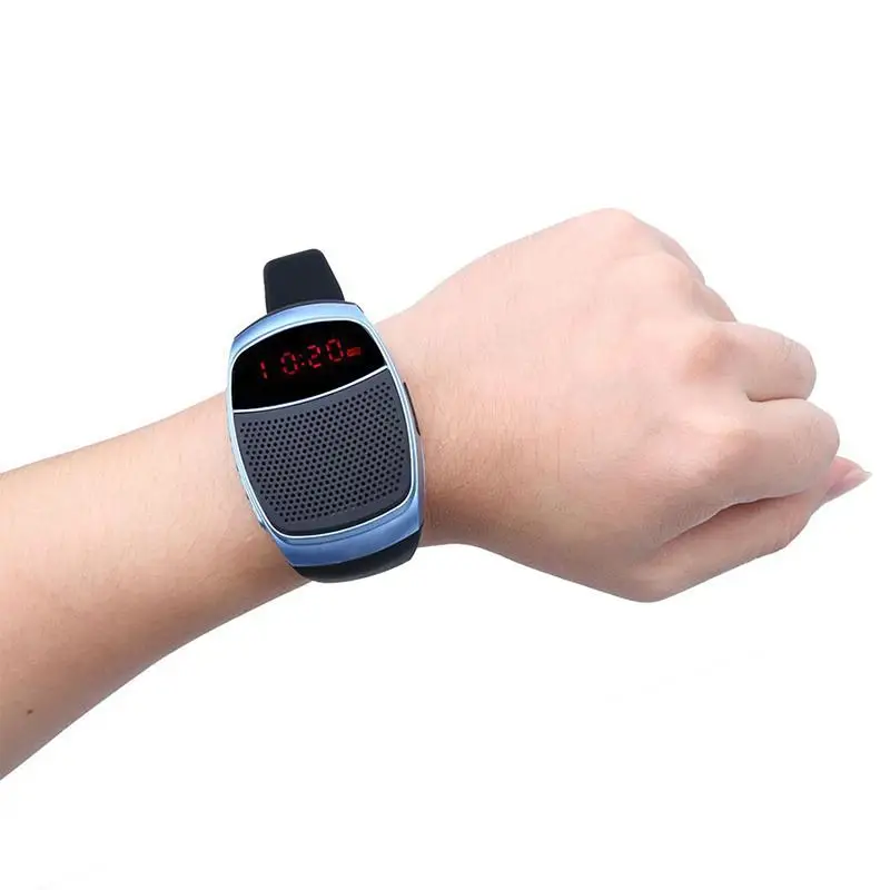 B90 Wrist Wireless Bluetooth Speaker Watch Creative Mini Audio Outdoor Sports Intelligent Display Portable Card Radio Free Calls