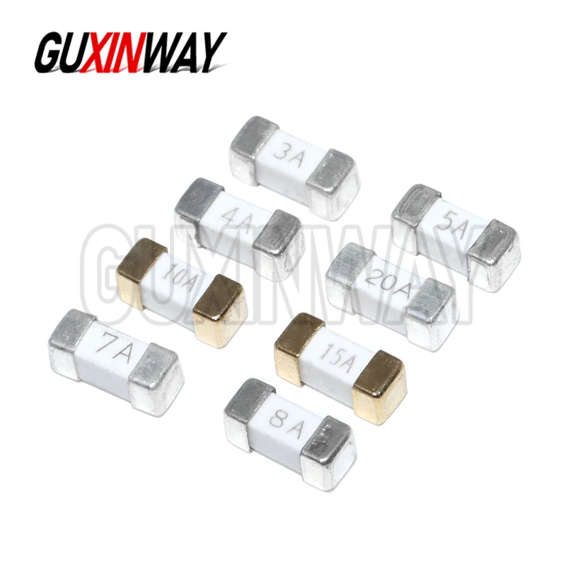 10PCS 1808 250V AC 0451 SMD Fast Blow Fuse 1A 2A 3A 4A 5A 6.3A 8A 10A 12A 15A 250MA 500MA 750MA ultra-rapid Fuses
