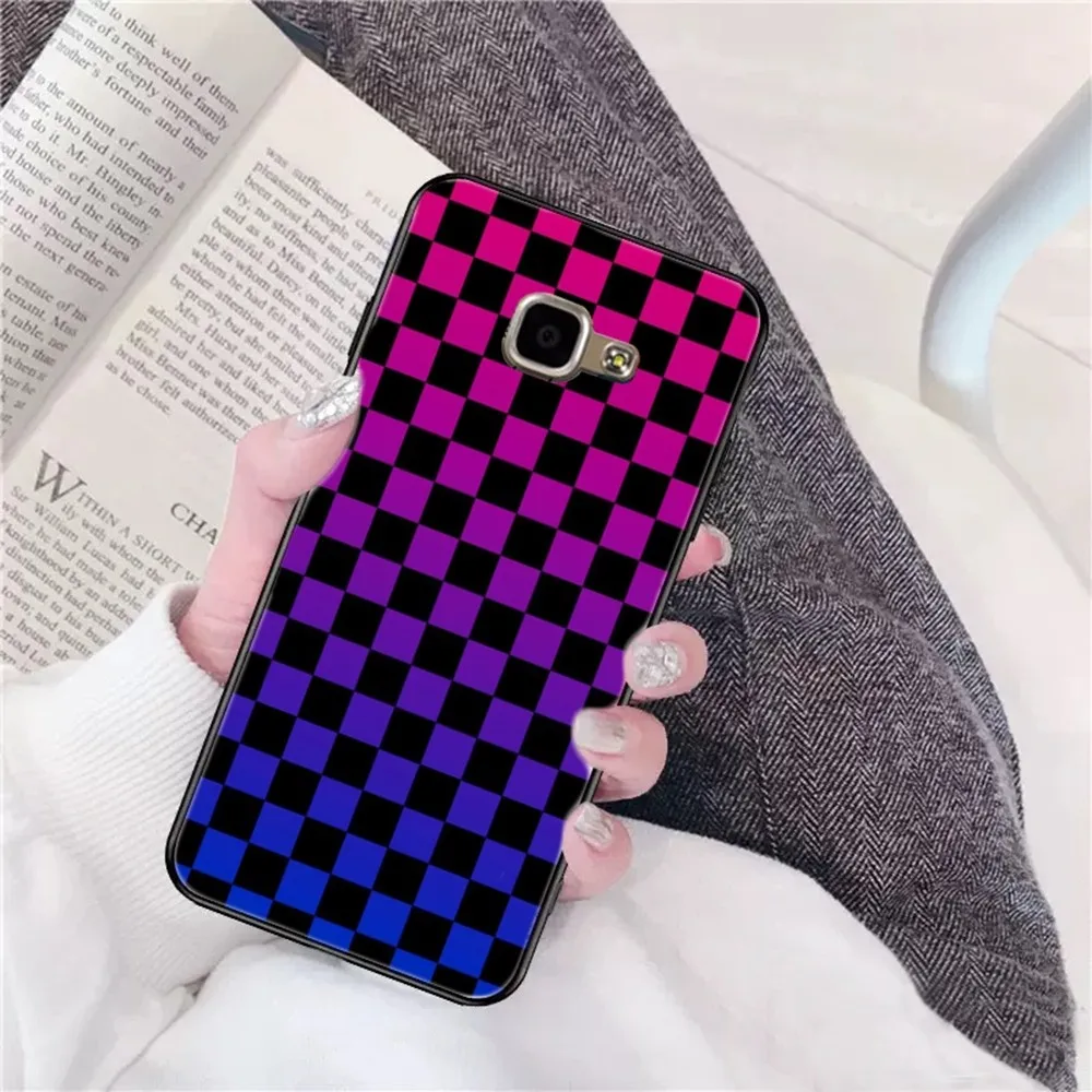 Luxury Checkerboard Phone Case For Samsung A 10 11 12 13 20 21 22 30 31 32 40 51 52 53 70 71 72 73 91 13 shell