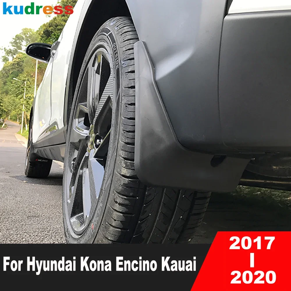 

For Hyundai Kona Encino Kauai SUV 2017 2018 2019 2020 Car Mudguard Mudflap Mud Flaps Splash Guard Front Rear Fender Accessories