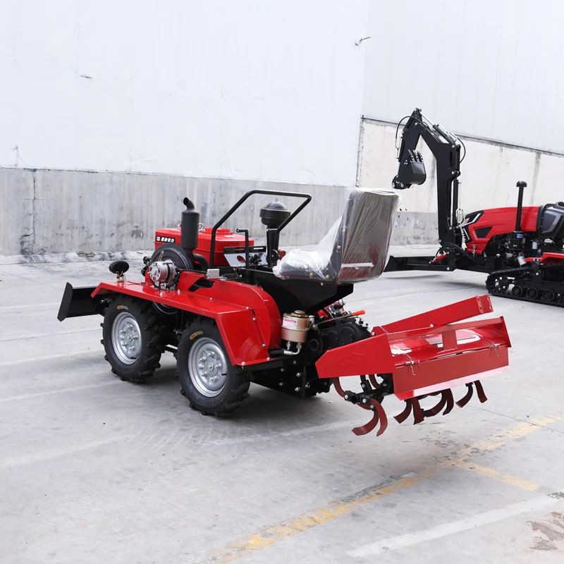 

Индивидуальный заказ: Прямые поставки с завода – четырехколесный трактор, колесный роторный культиватор и малый микрокультиватор для вспашки на ферме