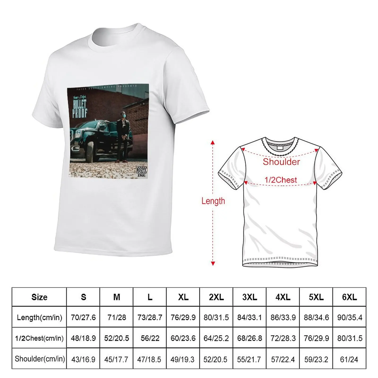 Young Dolph T-Shirt t shirts for man cotton funny man t shirt cotton T-Shirt