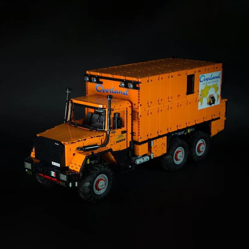 ตัวต่อรถบรรทุกเมือง รุ่น Moc Building Bricks Modular PA 330-30 Overland Model Technology Blocks ของเล่นประกอบเองสำหรับคริสต์มาส ของขวัญงานก่อสร้าง