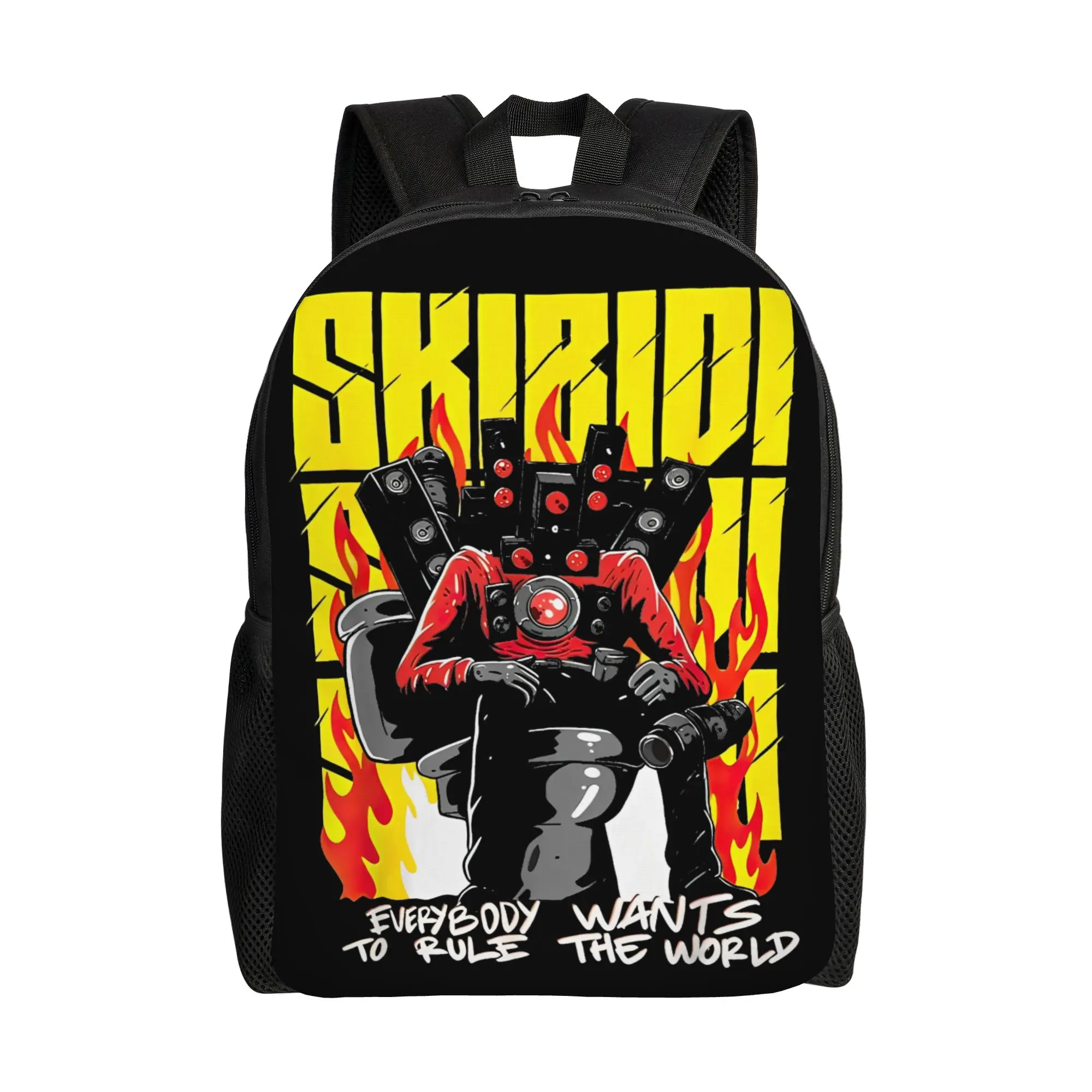 

Рюкзак Skibidi Toilet Casual для повседневного использования, спорта, школы, бизнеса, для мужчин и женщин, сумка для ноутбука, на плечо