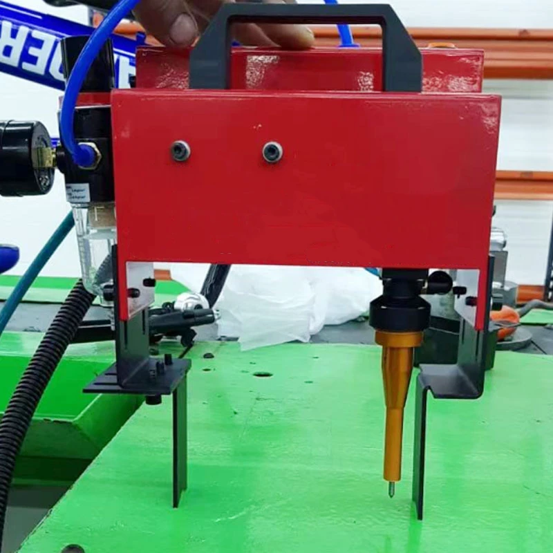 With Round Bracket Portable Metal Pneumatic Dot Peen Marking Machine For VIN Code(100*20mm) Frame chassis number 220V/110V