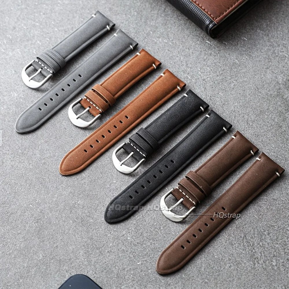 Vintage Matte Leather Watch St - Vintage Collectible Watches review and price
