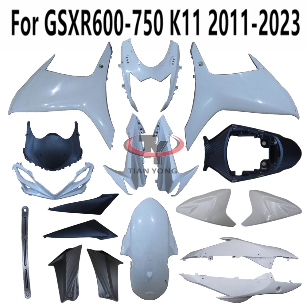 Unpainted Fairing Bodywork Components Cowling Motorcycle For K11 GSXR600 GSXR750 GSXR GSX 600 750 2011-2016-2020-2023