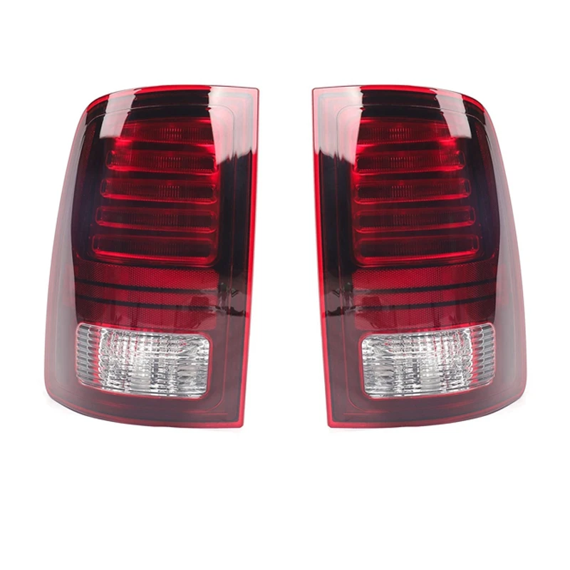 CH2800202 Tail Light Assembly For Dodge Ram 1500, Ram 2500 Ram 3500 LED Red Lens With Bulb 68093081AC