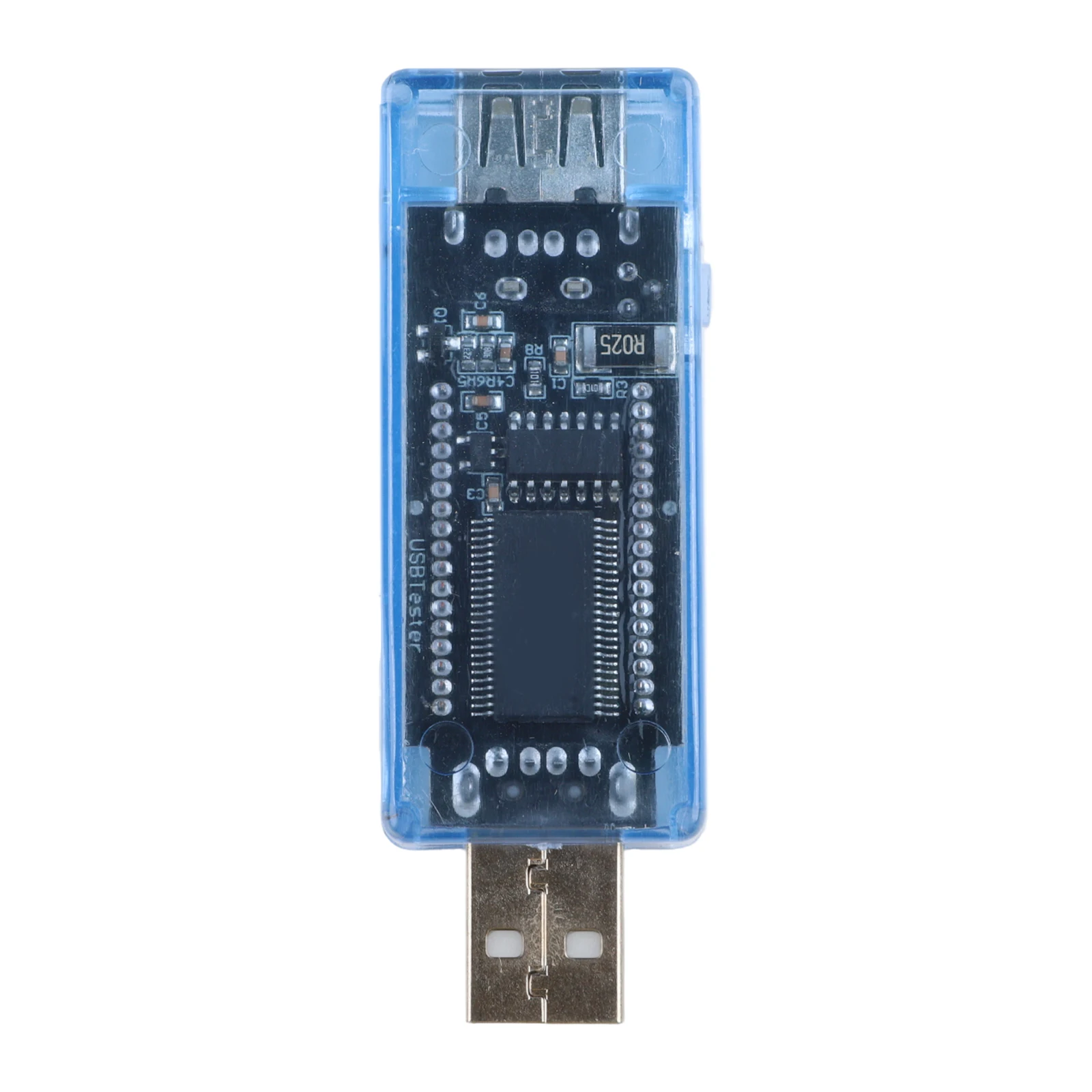 USB Voltage Current Meter Power Capacity Battery Tester For Kws V20 3-9V 0-3A 0.01V Resolution LCD Display ABS Blue For Mobile