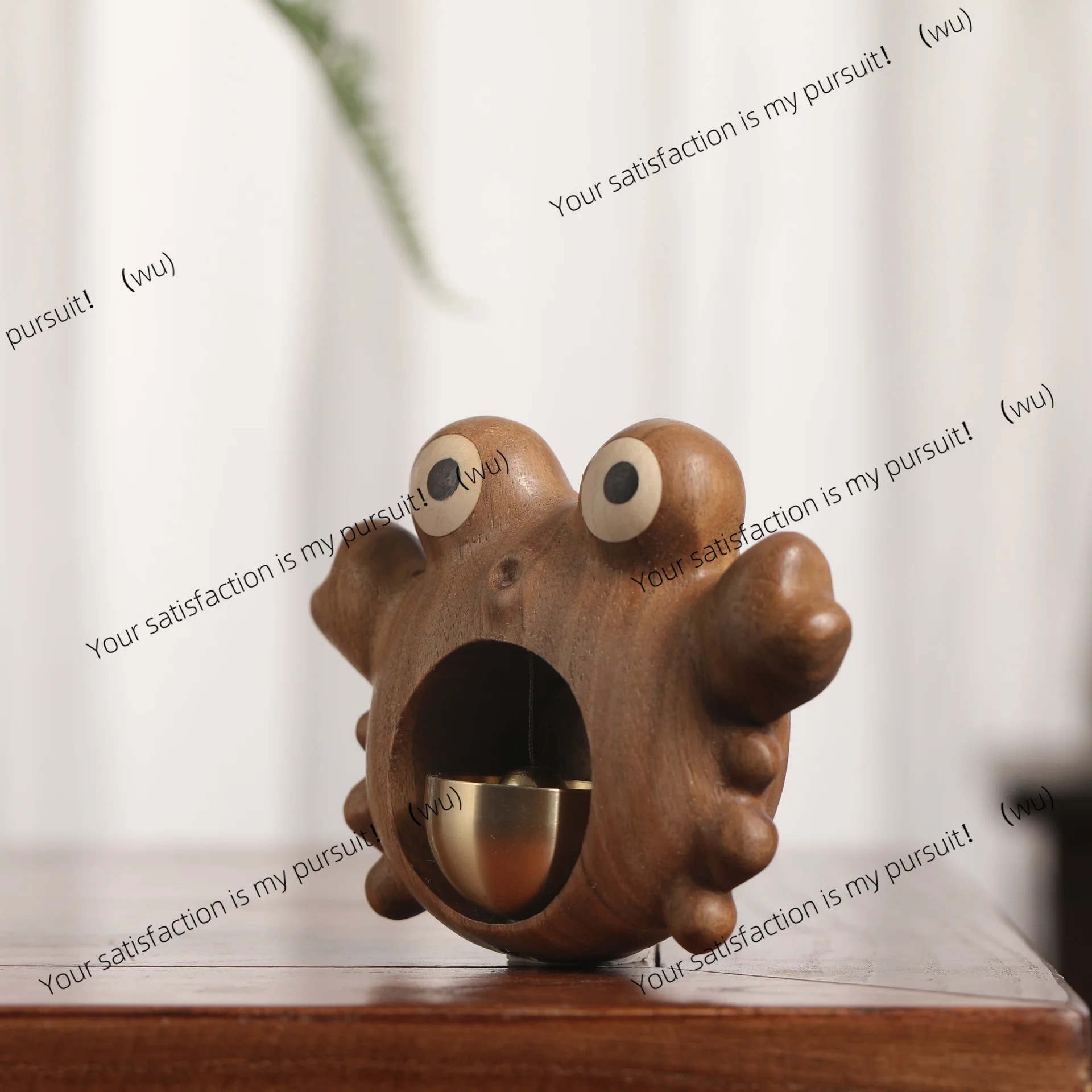 Ebony crab wind chimes pendant creative home decoration entry reminder cute crab doorbell