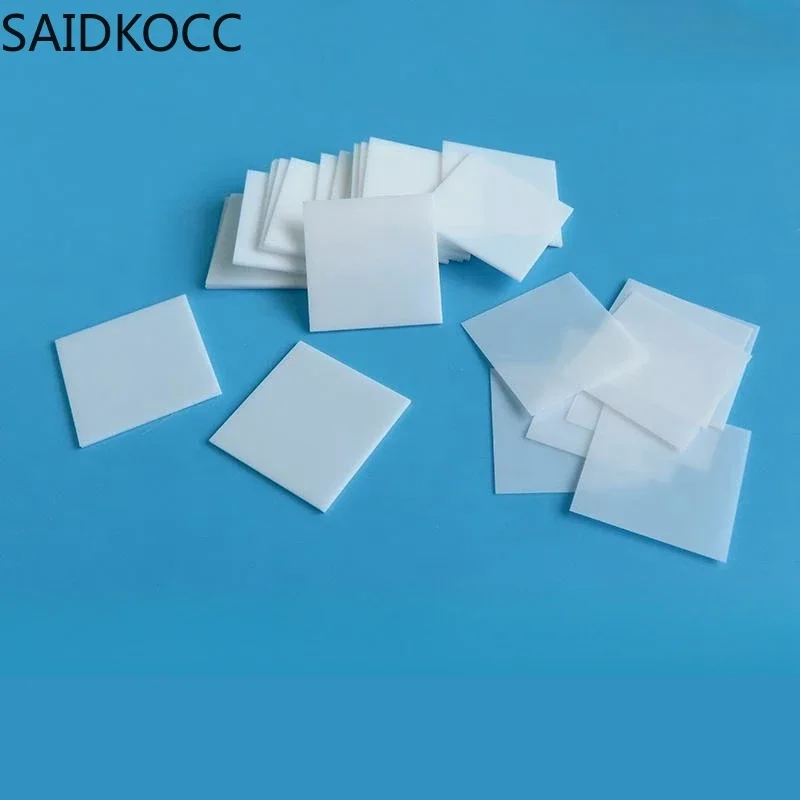 Customized square zirconia ceramic sheets 20x20/22x43/25x50mm non porous high toughness ceramics