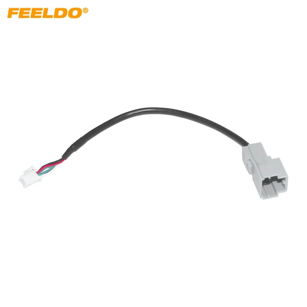 

FEELDO Car Audio Radio 12Pin Conector Changer Port AUX Adapter for Fait Strada/Toro (2020) Auto AUX Cable Transfer