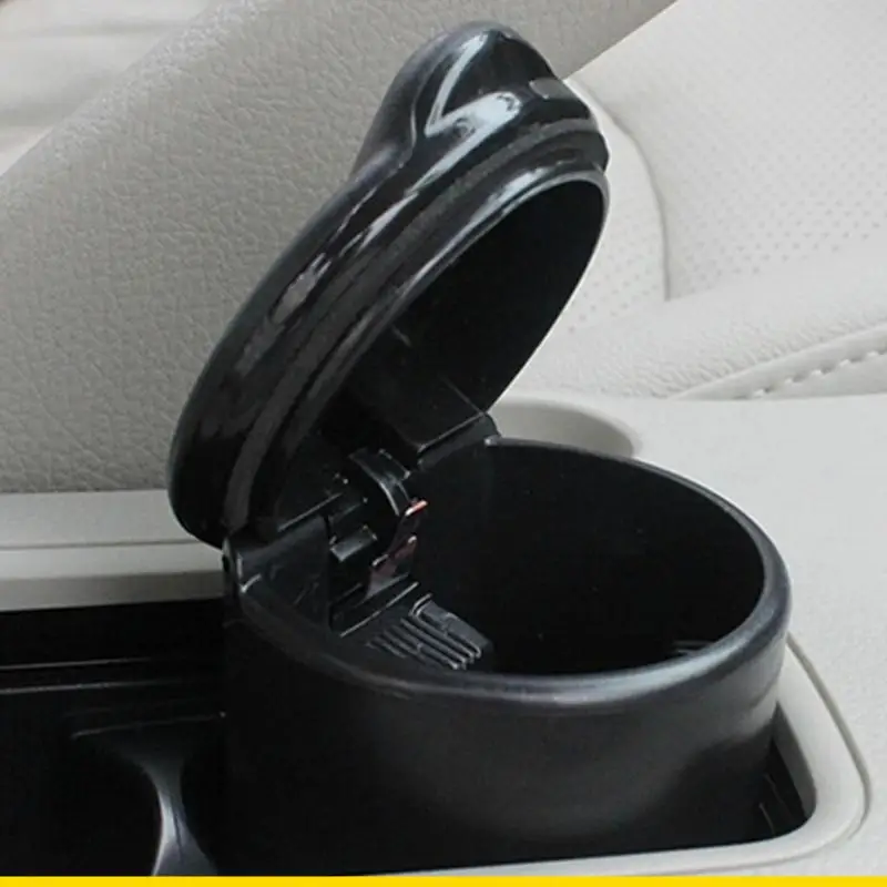 SZCH Easy Carry  Car Ashtray with build In LED Light Vehicle Ashtray with LED Travel Car Ashtray Simple Install for Night Use
