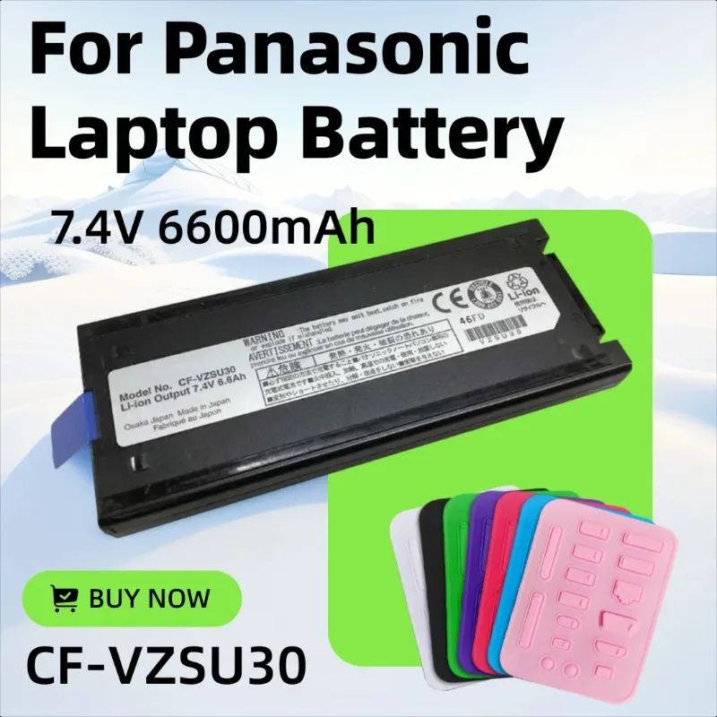

CF-VZSU30 7.4V 6600mAh for Panasonic ToughBook CF-18 CF-18D CF-VZSU30AU CF-VZSU30B Laptop Battery