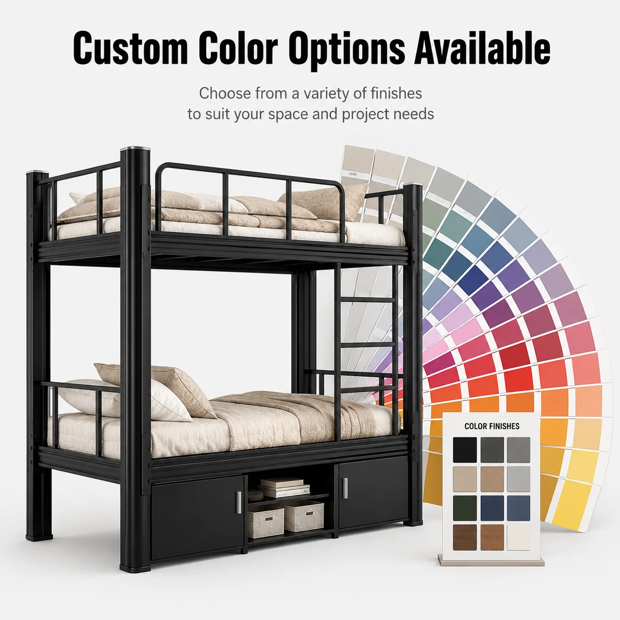White Kids Twin Bed Frame Storage Headboard Plywood Slat Support No Box Spring Needed Stable Bedroom Furniture