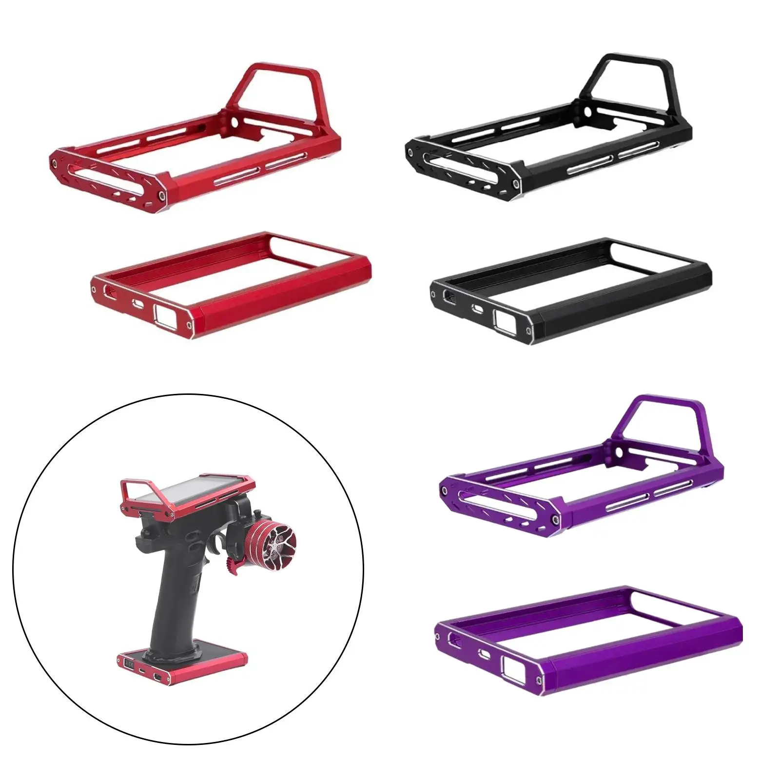 Metal Bracket Holder Shell Support, Radio Transmitter Protector Frame for Noble NB4 Remote Control Spare Parts