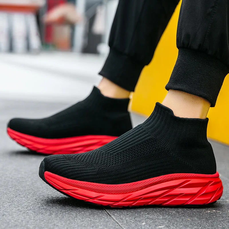 

New Men's Shoes Summer Sports Breathable Shoes Men's One-pedal Youth Running Light Casual Shoes