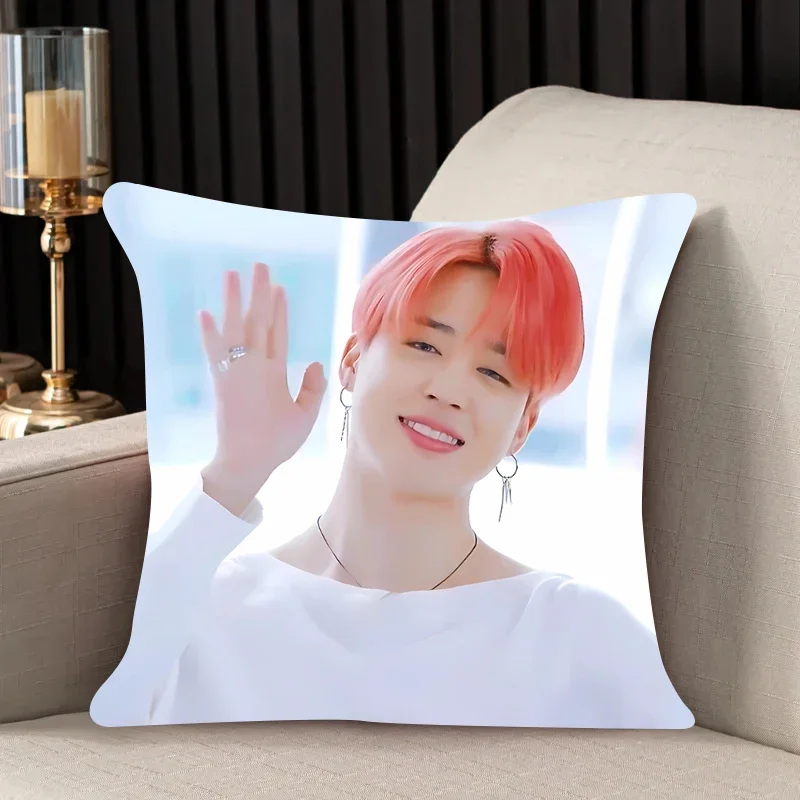 Funda de almohada decorativa para el hogar, P-Park jimins, sala de estar, coche, restaurante, tumbona, almohadas Dakimakura