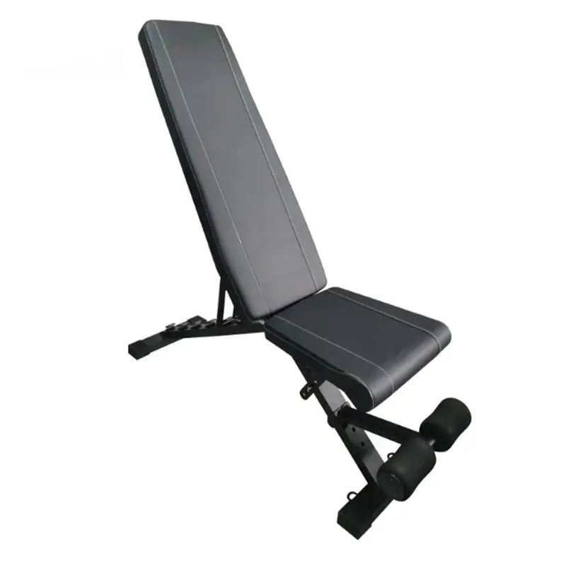 Hot Sale Multi-Functional Adjustable Bird Folding Barbell Bench Press Chair Home Fitness Sit-Up Aid Bell Bench Hot Benches Racks