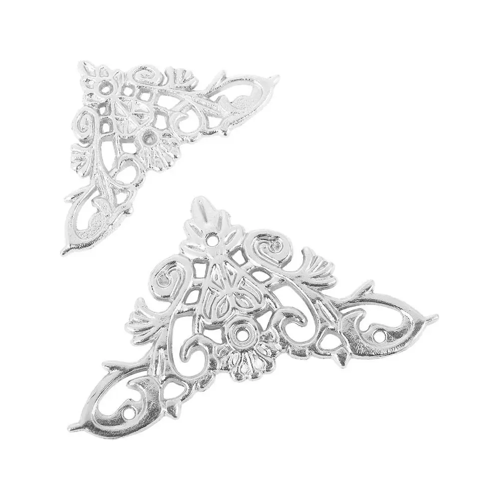 Guard Cover Feet Leg Jewelry Box Home Decor Edge Corner Decorative Protector Corner Brackets Scrapbook Album Furniture Hardware
