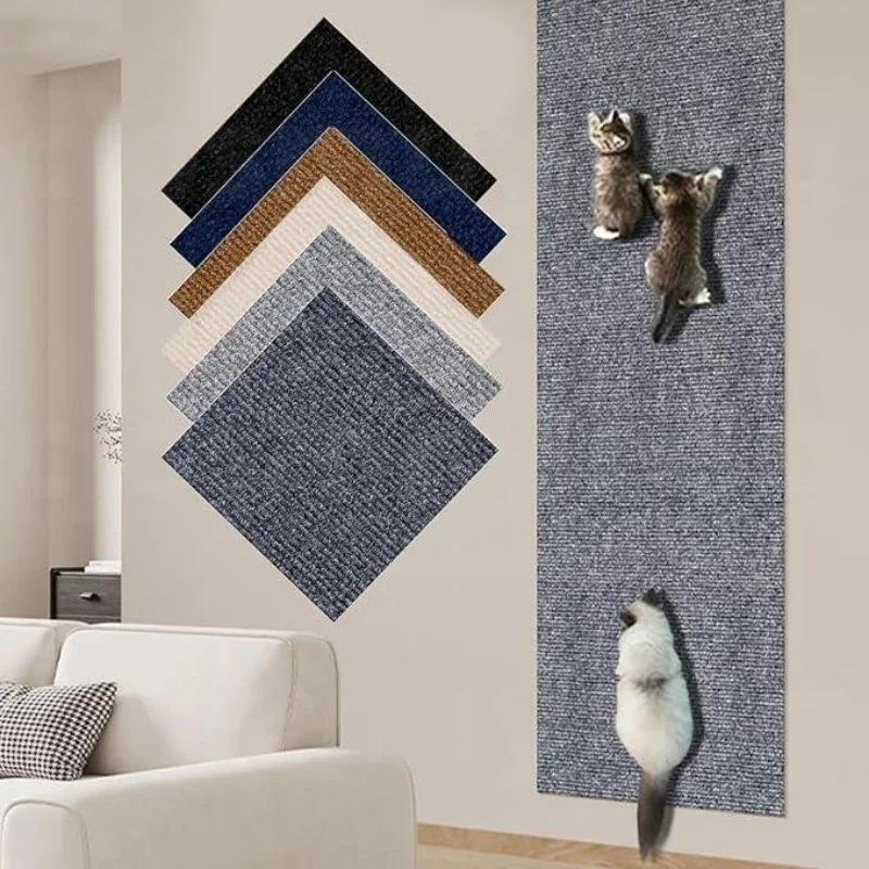 60x200cm Katzenkratzer Sofaschutz Katzenkratzer Pad Brettschutz Trimmbar Selbstklebender Teppich DIY Katzenkratzmatte – Detail 4