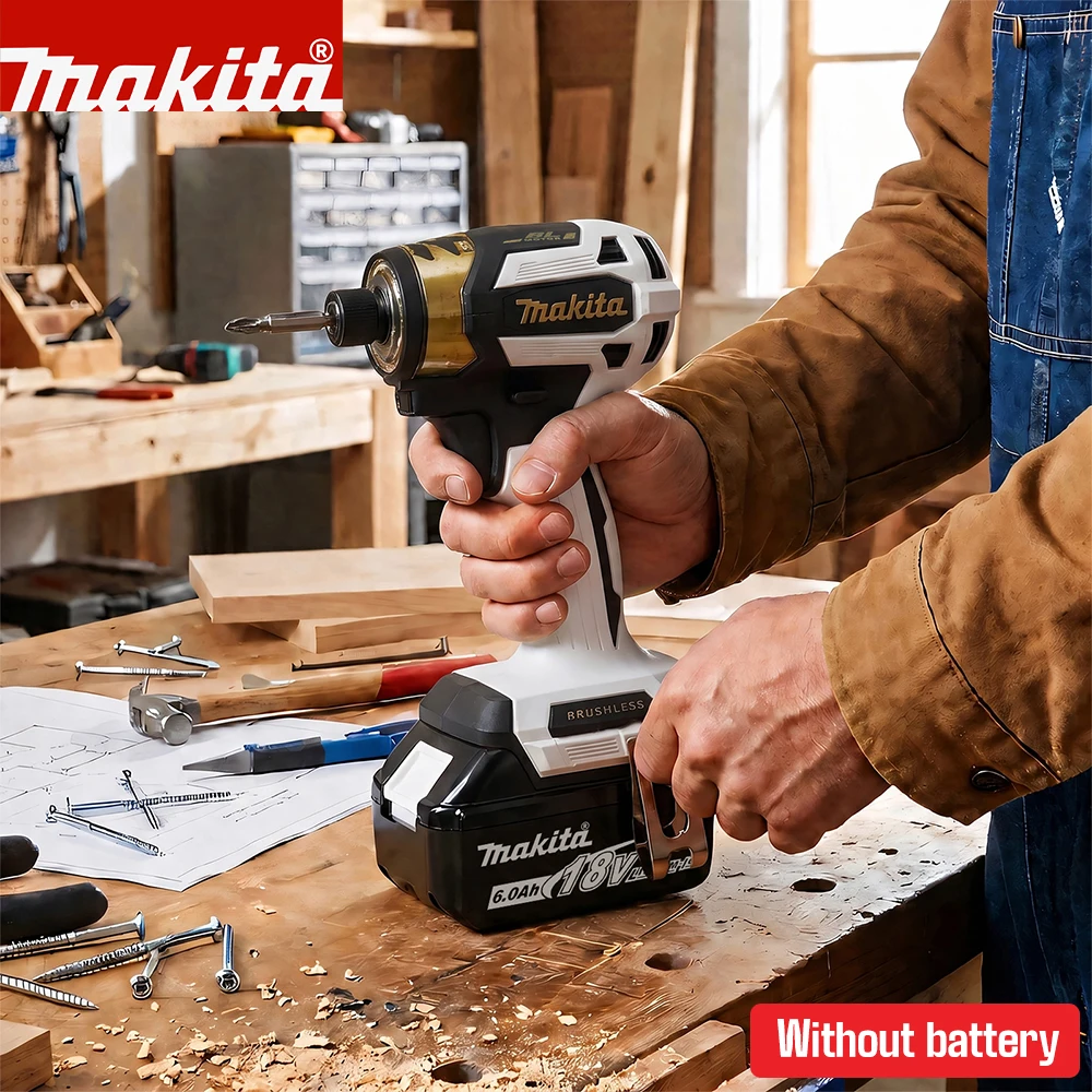 For Makita 18v Battery Pins DTD173 Commemorative Edition Rechargeable Impact Screwdriver, Electric Drill, Electric Screwdriver image 6