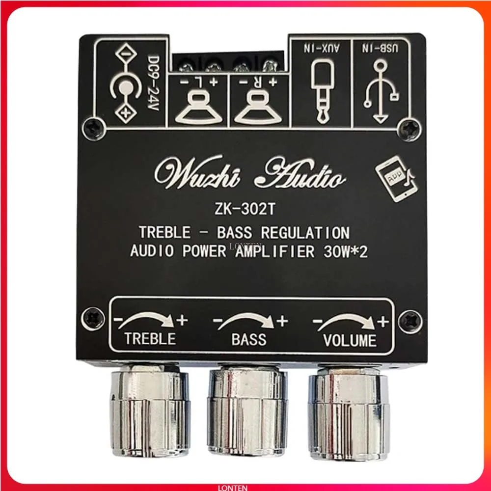 

ZK-302T Digital Amplifier Module 2.0 Stereo Dual Channel 30W LT-GF0063