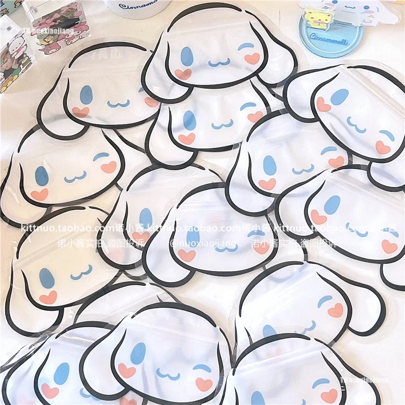 かわいいハローキティ サンリオ 透明ジップロックバッグ アニメ周辺グッズ クロミ 大きな耳の犬 パチャ犬 メロディ ジップロック キャンディ収納