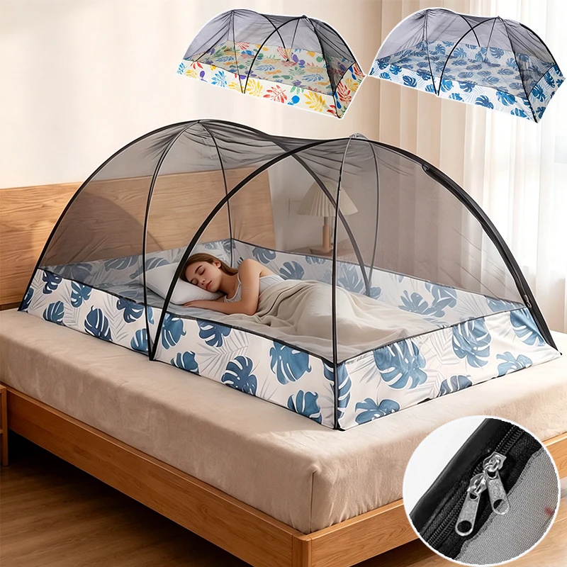 Portable Pop Up Camping Mosquito Net–Foldable Travel Mosquito Net for Outdoor Hiking, Beach, Picnic,Heavy Duty Self Supporting