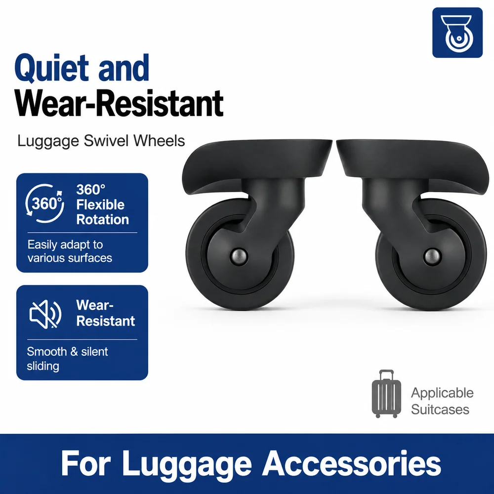 Universal Luggage Wheel Housing For 34A Luggage Wheel Bracket Compatible with American Tourister 360° Silent Swivel Caster Suitc