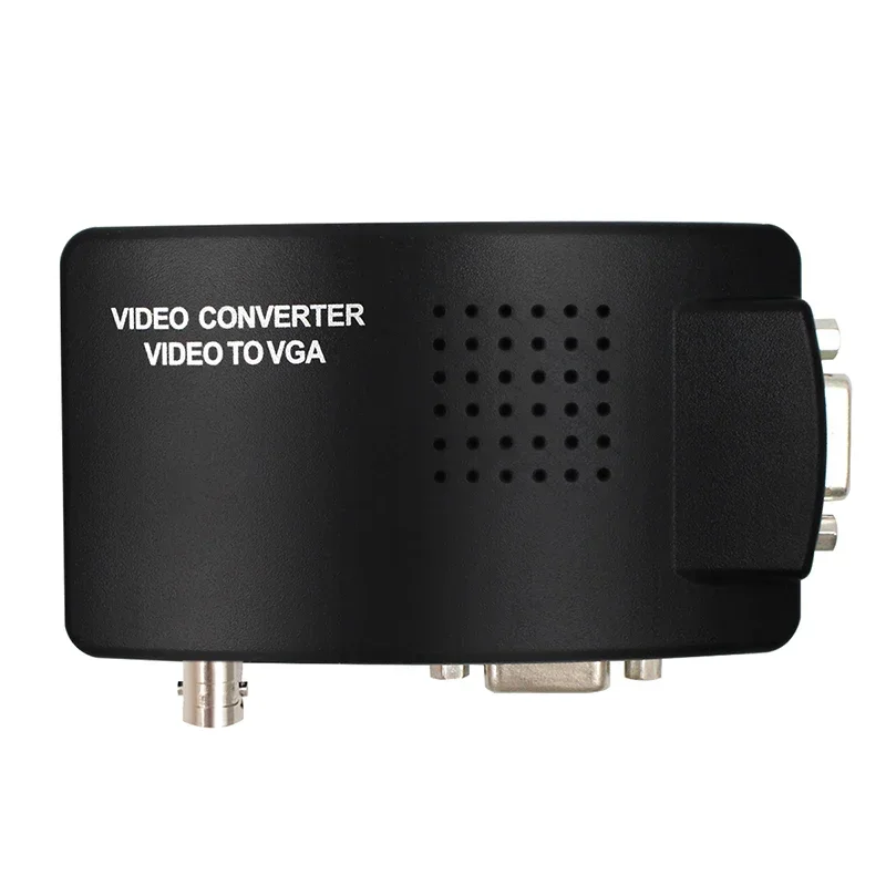 BNC VGA Композитный преобразователь S-Video в VGA Видеоконвертер VGA Выходной адаптер Цифровой коммутатор для ПК Mac ТВ Камера DVD DVR